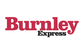Burnley Express logo highlighting affordability research by Conveyancing-Solicitor.co.uk on UK housing market in 2025.