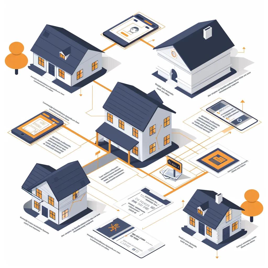 Visual representation of the new build conveyancing process stages