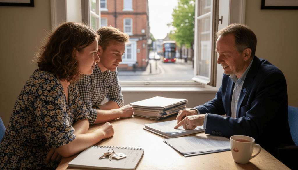 Conveyancer meets home buyers with documents